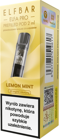 Wkład ELFBAR Elfa Pro Pod Lemon Mint 20mg 2ml