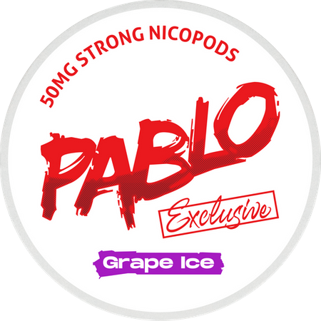 Woreczki Nikotynowe Pablo Exclusive - Grape Ice 50 mg